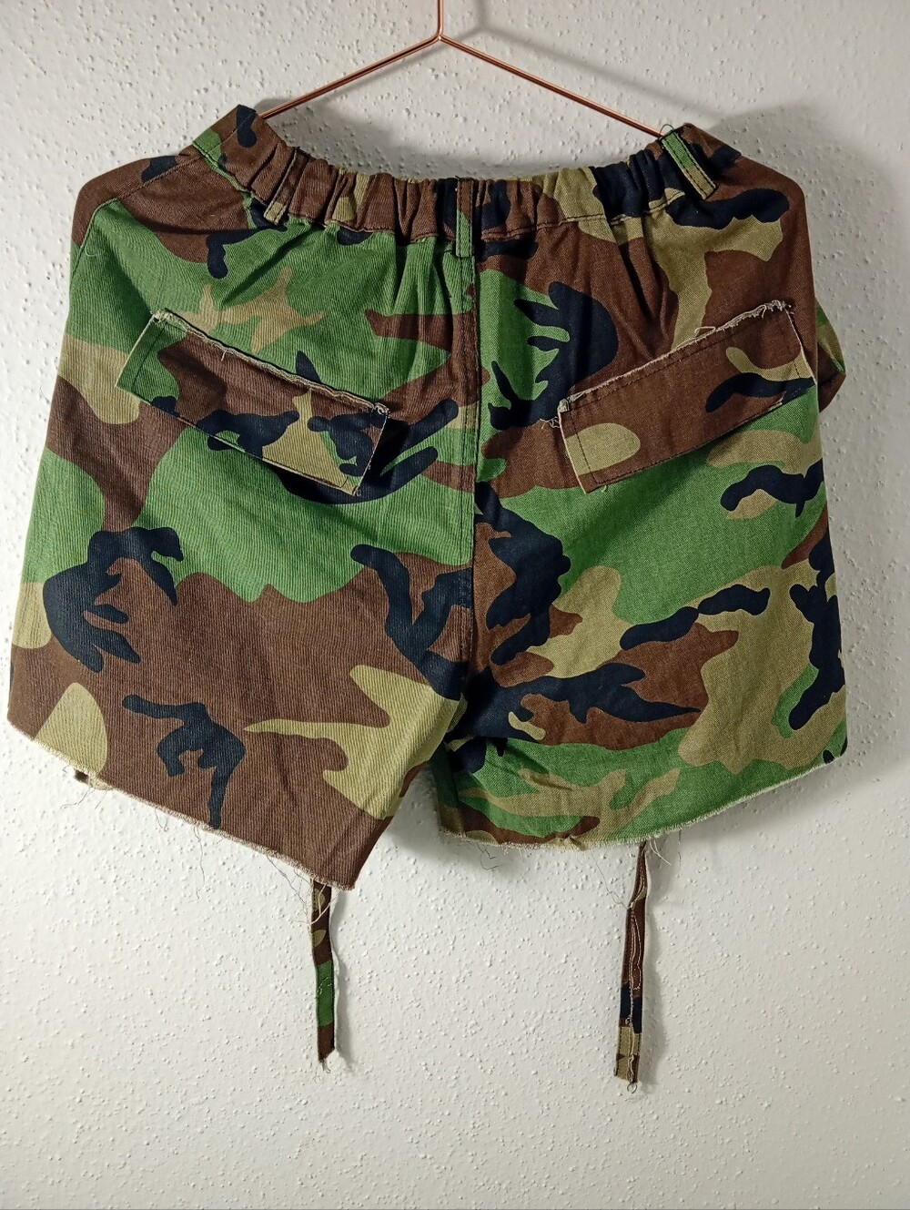 Medium Bulk Bundle Overalls, Bell Bottoms & Distressed Camo Shorts sz M - Picture 6 of 15